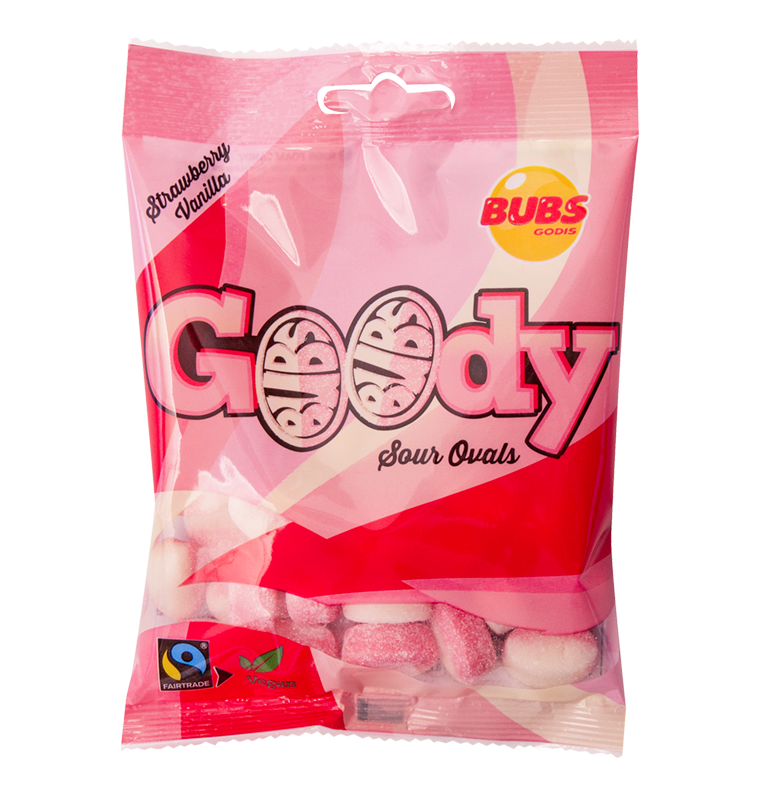 BUBS Goody Mini Sour Strawberry-Vanilla 90g