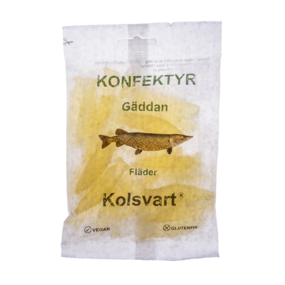 Kolsvart Swedish Fish "Gäddan" Elderflower 120g