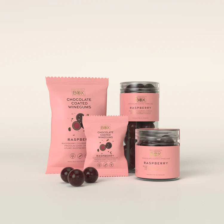 Box the Original Chocolate Coated Winegums - Dark Raspberry 110g