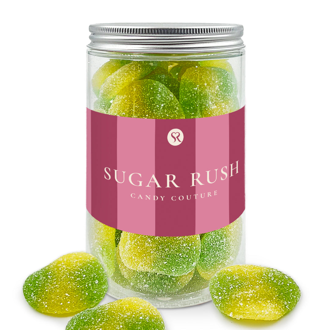 Sour Peaches Candy Jar