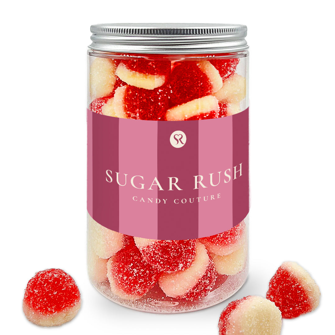 Strawberry & Vanilla Bombs Candy Jar