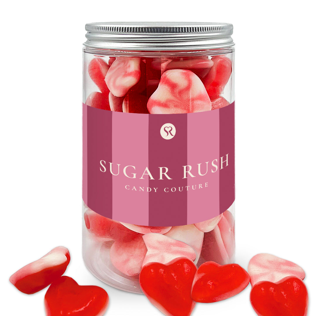 Twist Hearts Candy Jar