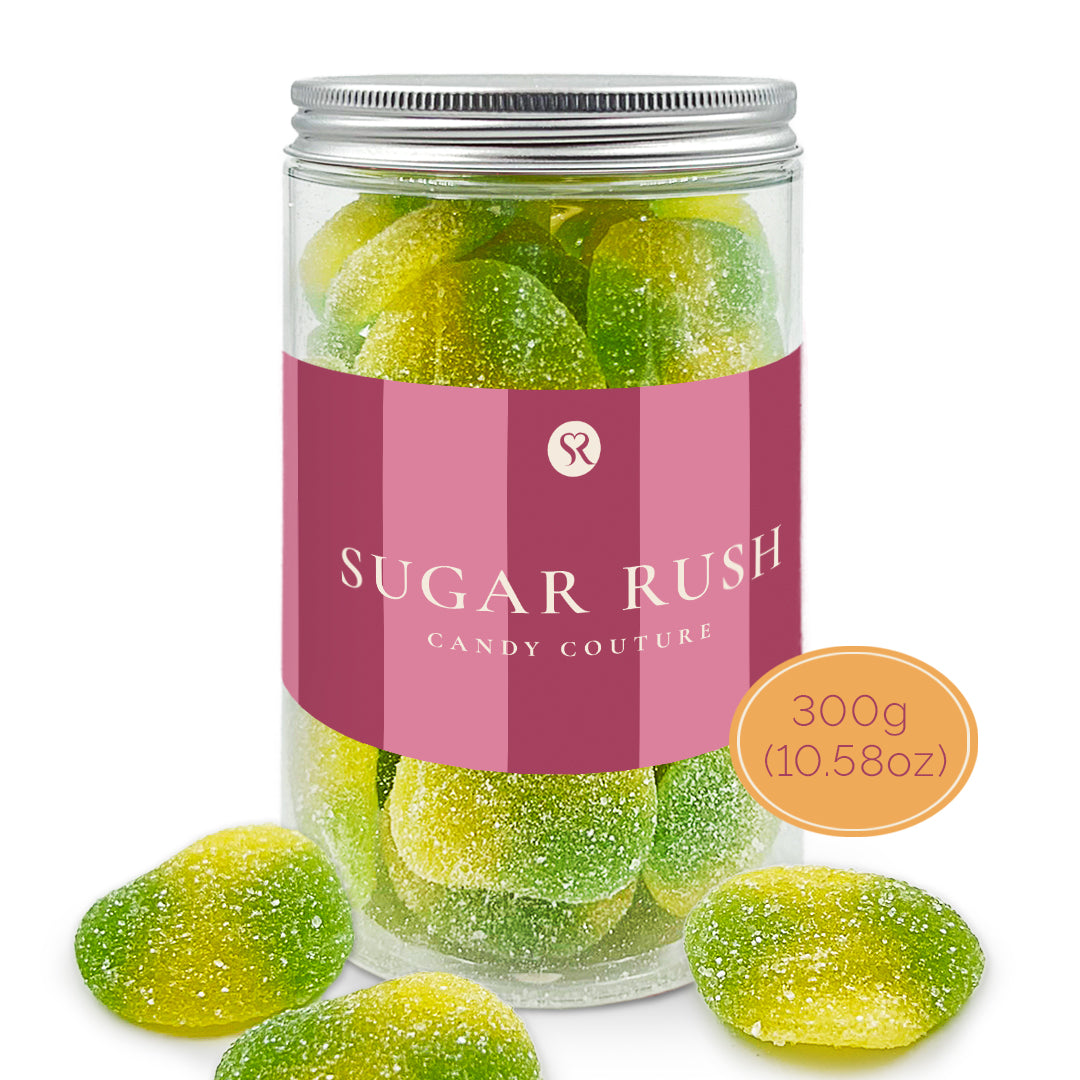 Sour Peaches Candy Jar