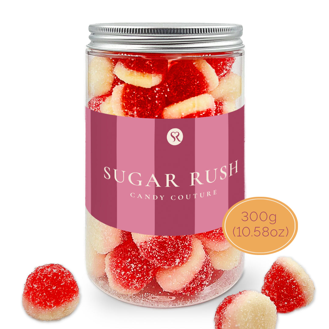 Strawberry & Vanilla Bombs Candy Jar
