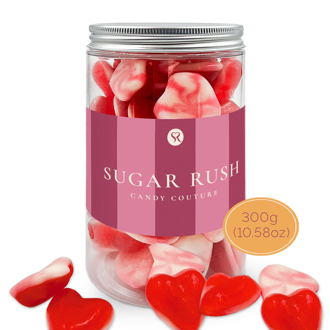 Twist Hearts Candy Jar